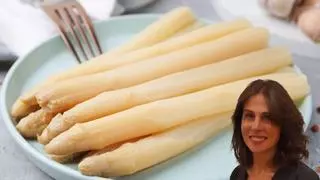 Rosa Arnau, cocinera: “La cena más fresca y rica del verano se hace con 1 bote de espárragos, 1/2 manzana y 2 huevos”