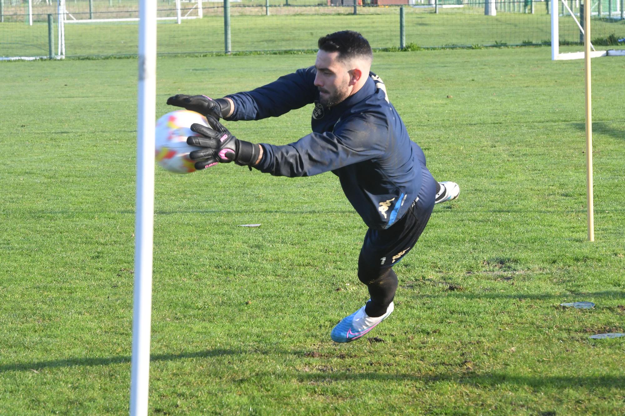 Entrenamiento del Deportivo en Abegondo