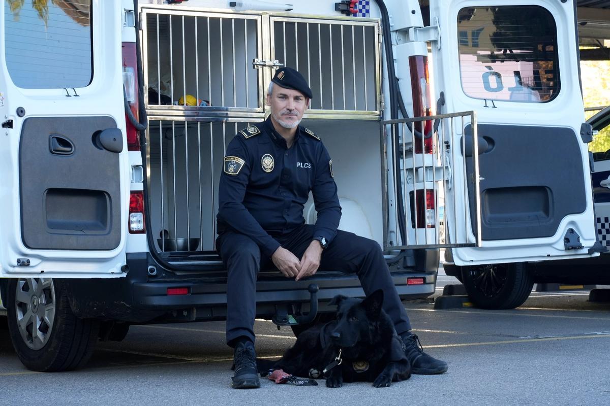 Otra imagen de 'Wanda' junto a Belaire, este martes.