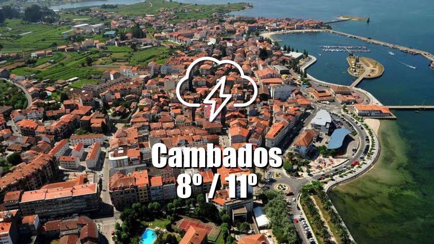 El tiempo en Cambados: previsión meteorológica para hoy, sábado 30 de marzo