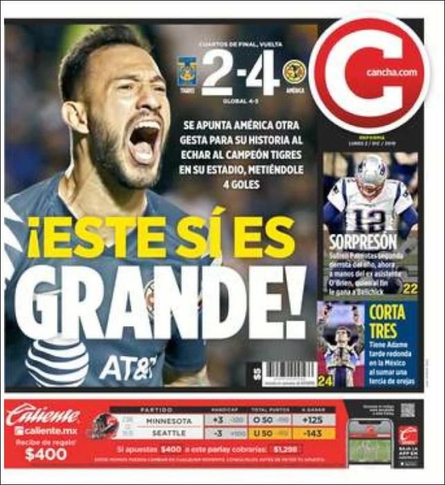 Las portadas deportivas de el 02-12-19