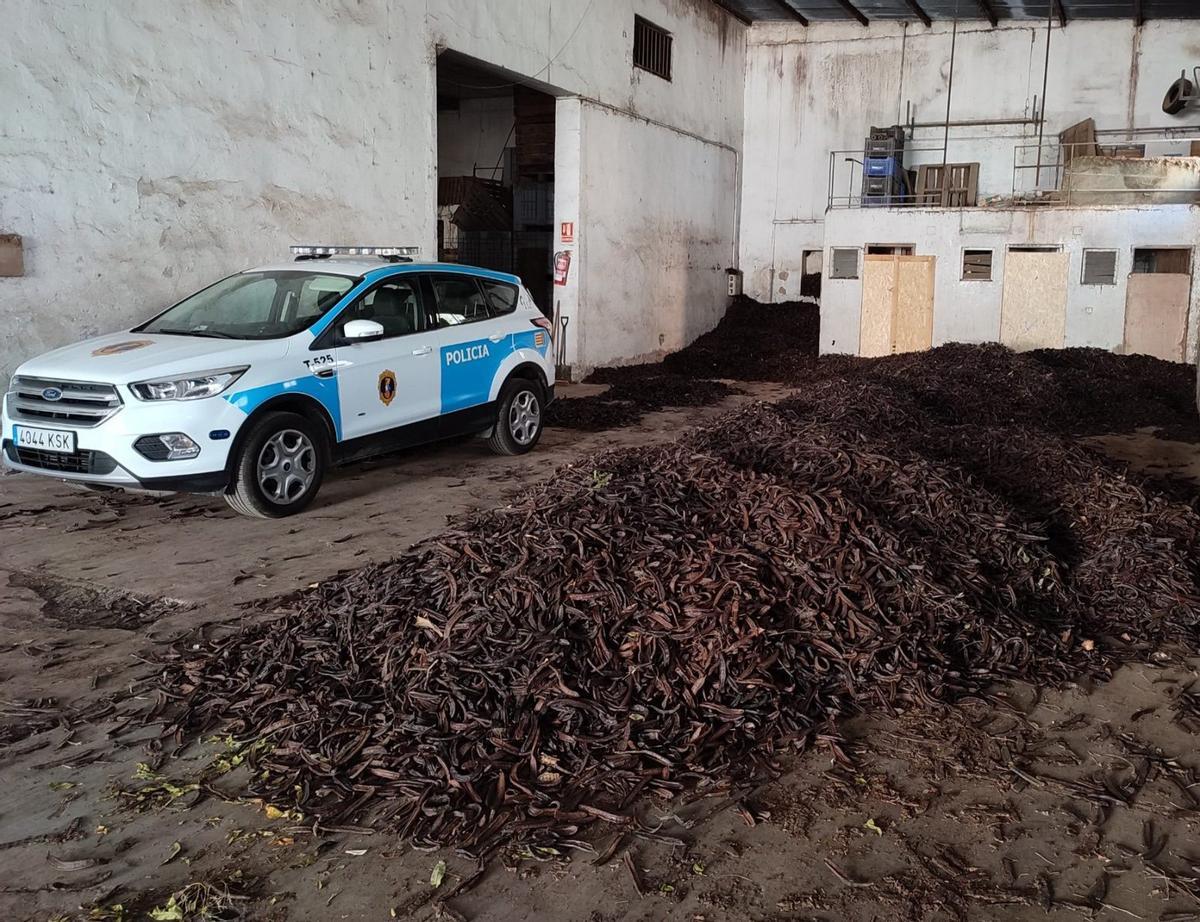 Material intervenido por la Policía de la Generalitat en una de las inspecciones realizadas dentro del operativo especial.