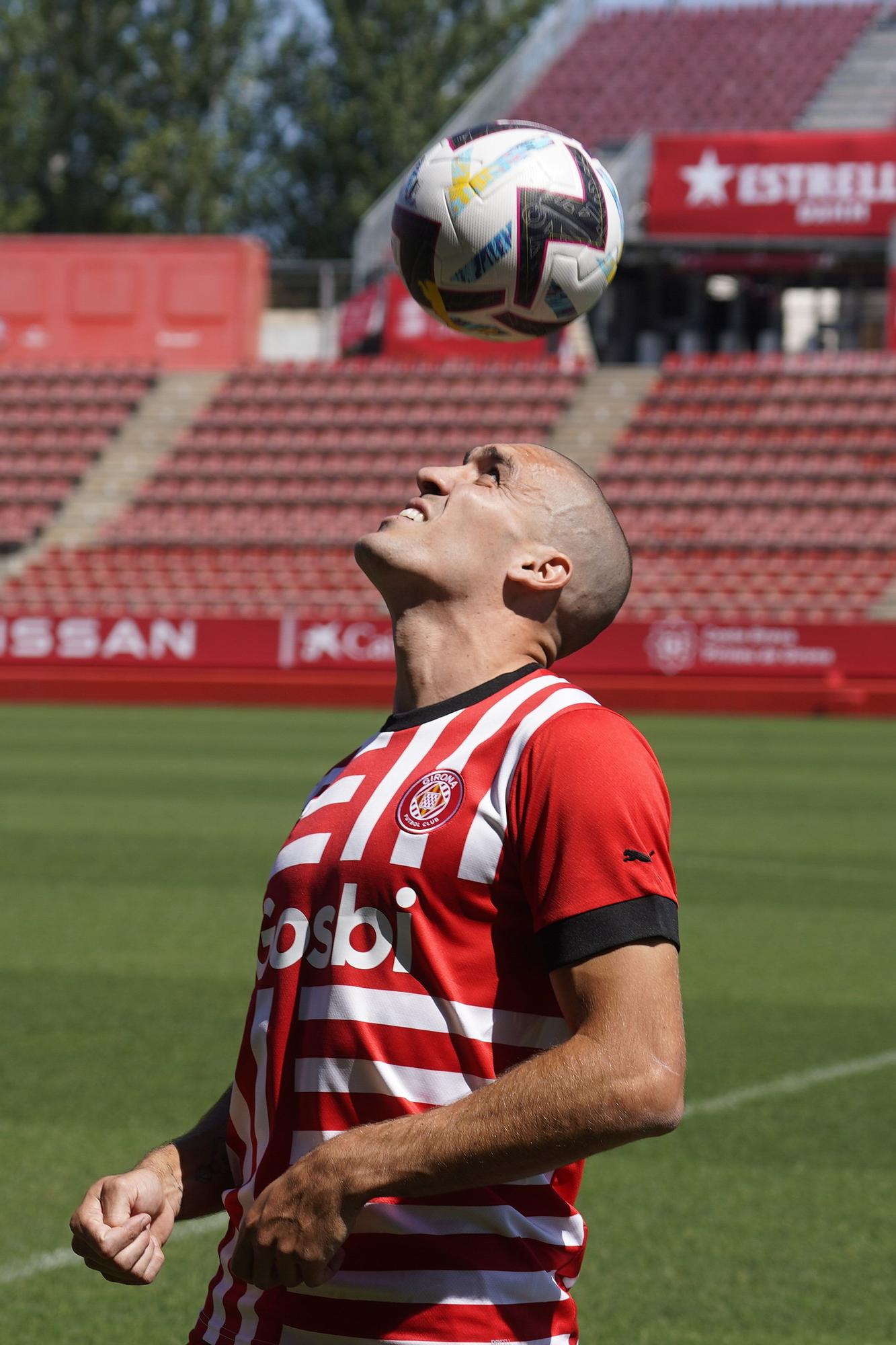 Presentació d'Oriol Romeu, nou jugador del Girona