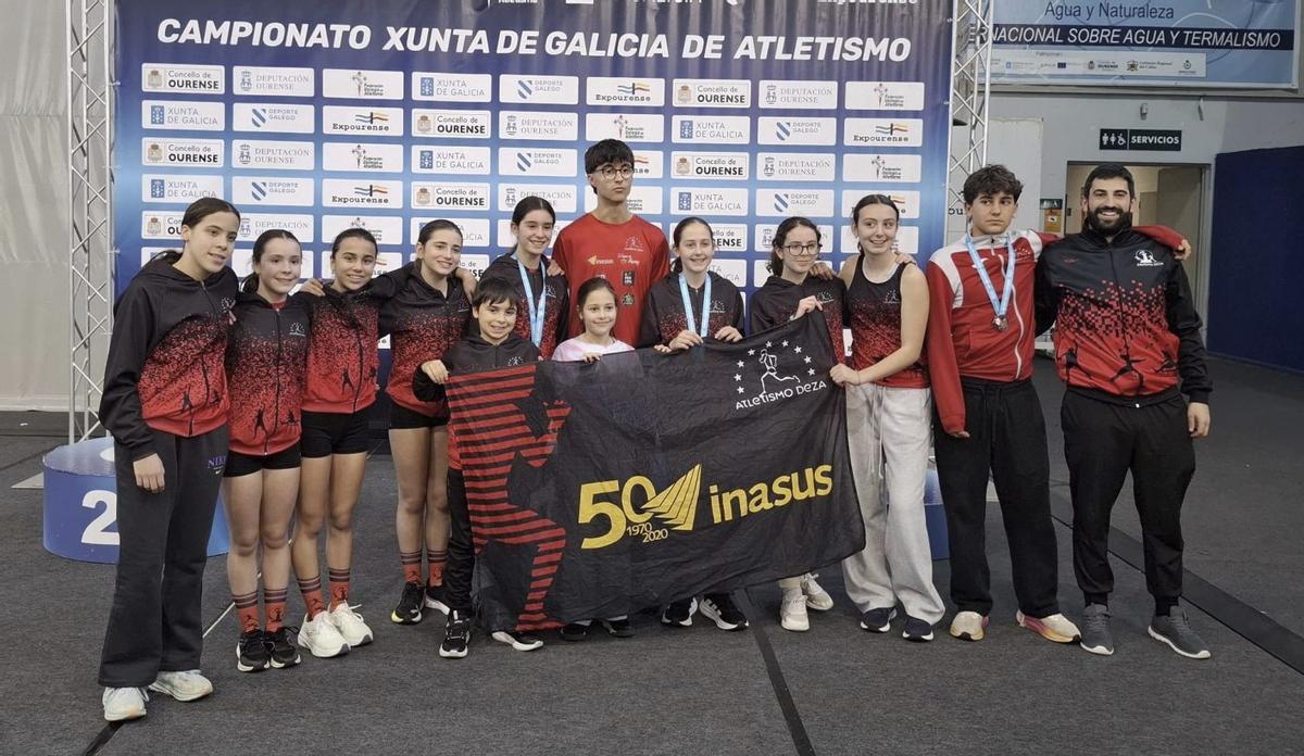 Claudia Fernández, campeona gallega de salto con pértiga | CEDIDA