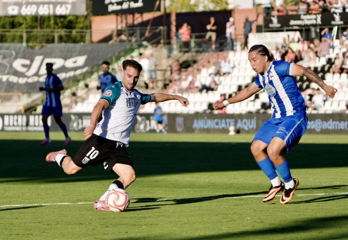 Carlos Doncel, durante el partido ante el Fabril.