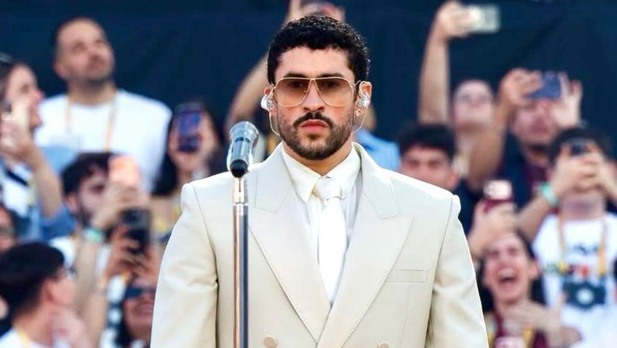 Bad Bunny, en su concierto en Barcelona