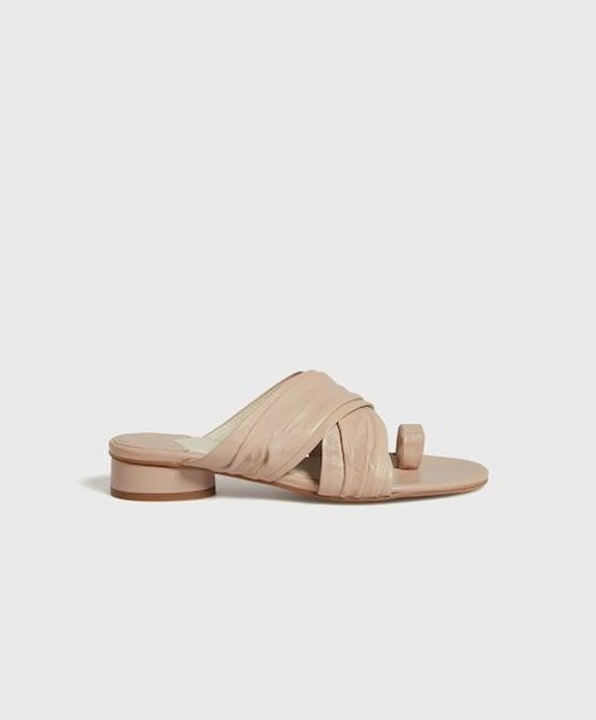 Sandalias de piel