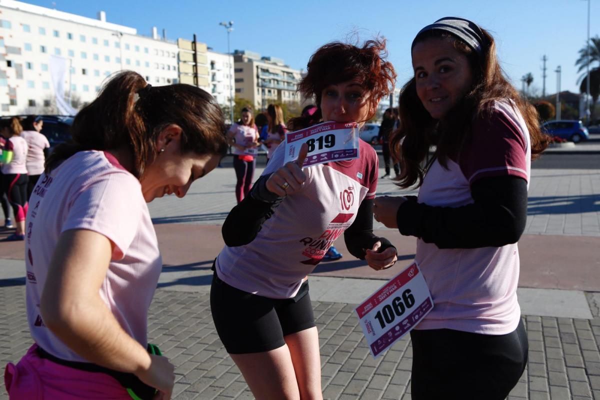 La Pink Running reúne a miles de mujeres deportistas en el Día Internacional de la Mujer