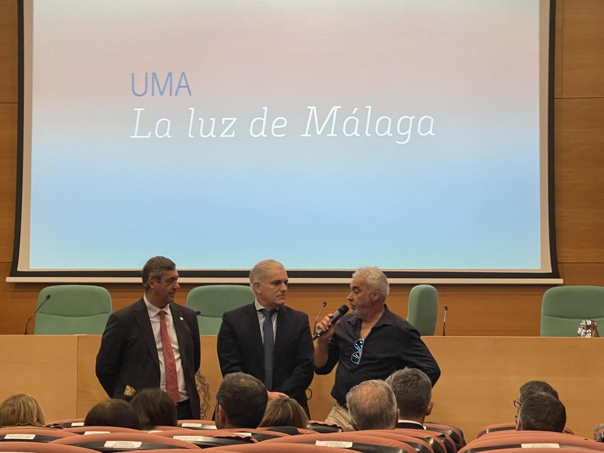 Presentación del vídeo corporativo de la Universidad de Málaga, 'La luz de Málaga'