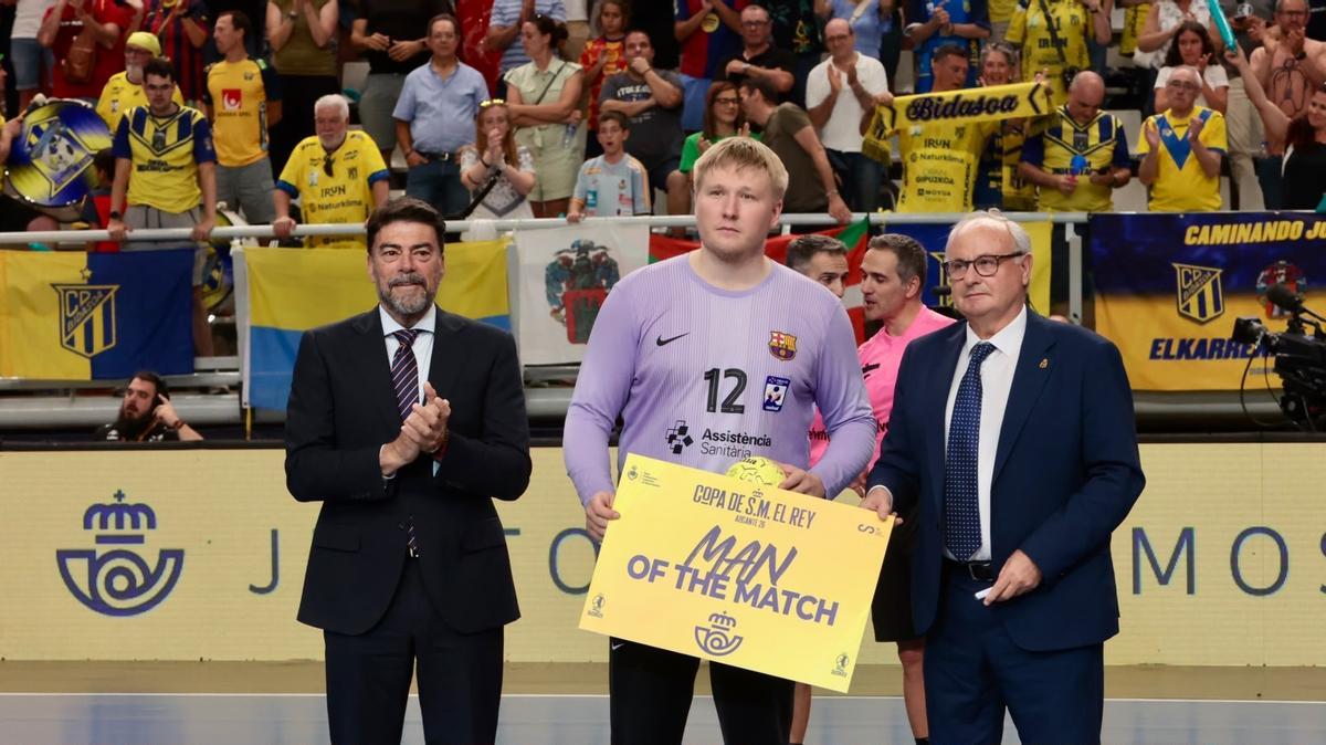Nielsen fue nombrado mejor jugador de la final.