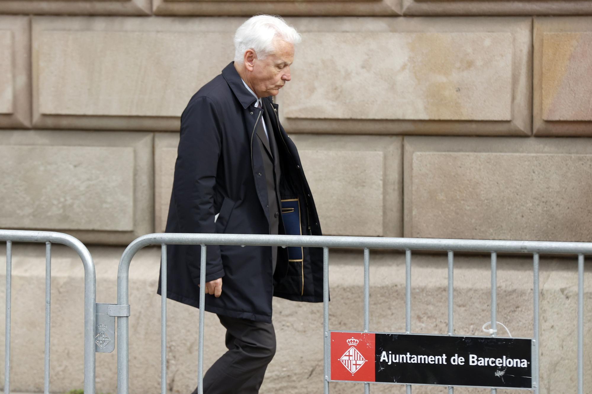 Ferran Mascarell a su llegada al juicio contra Laura Borràs