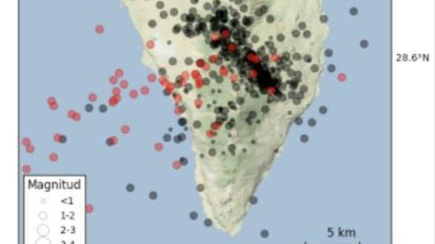 Nuevo enjambre de eventos sísmicos en La Palma