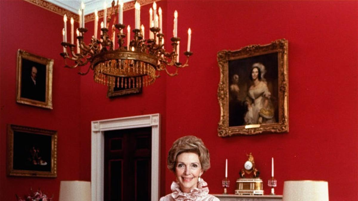 Nancy Reagan, en la Casa Blanca