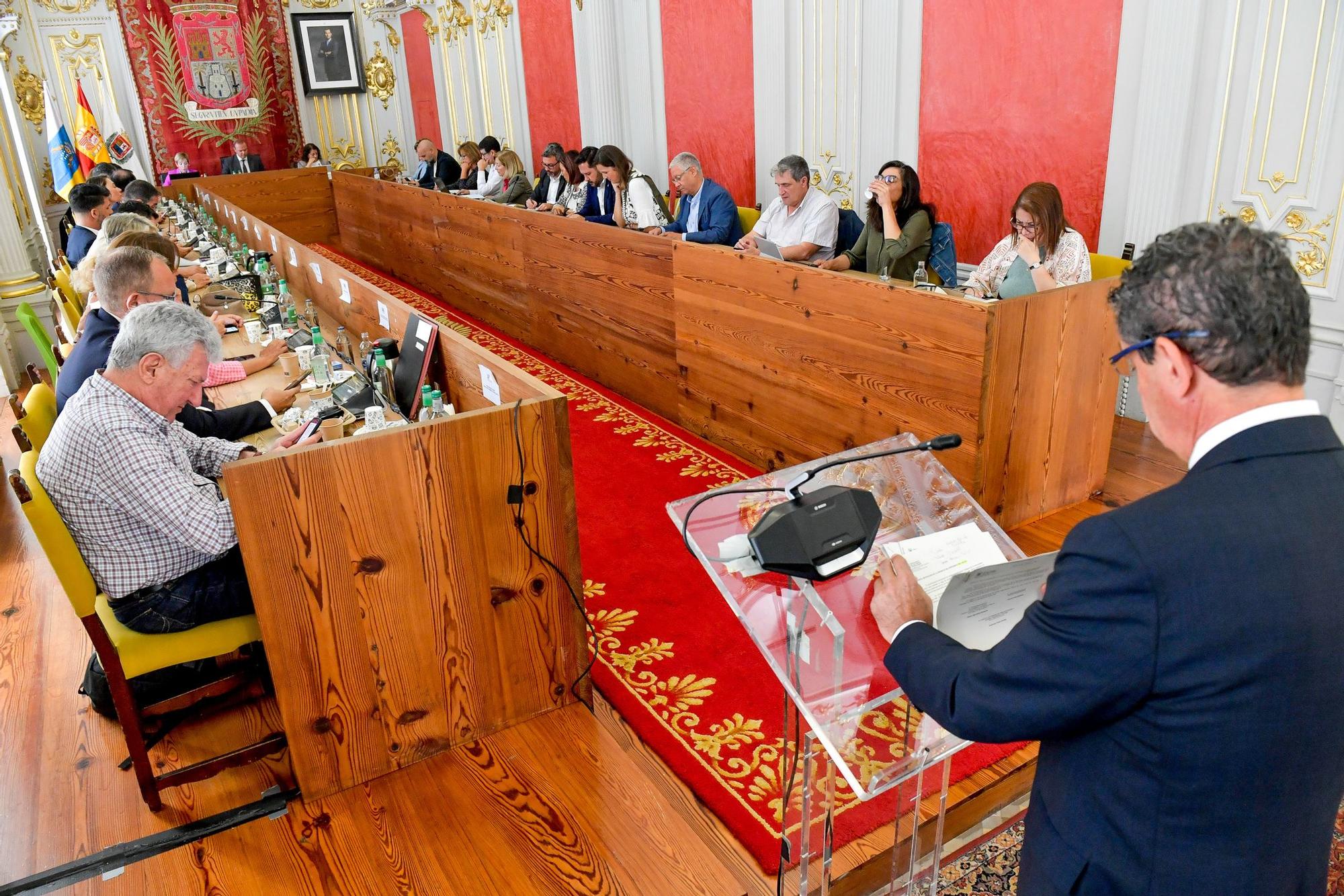 Último pleno del mandato 2019-2023 en el Ayuntamiento de Las Palmas de Gran Canaria