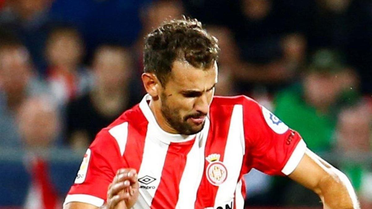 Stuani durante el partido contra el Betis