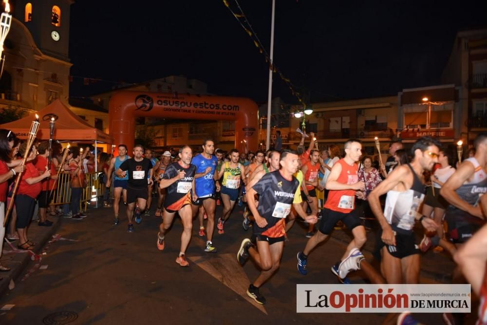 Carrera popular nocturna en Alquerías.