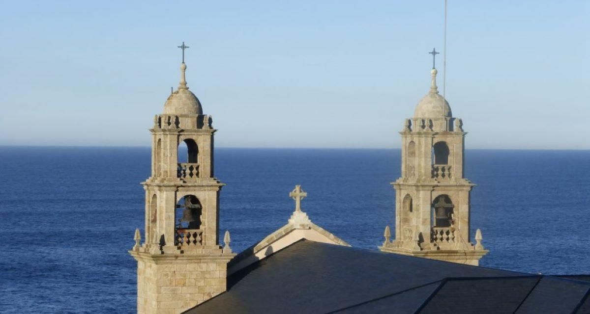 Este santuario cuenta con una vista espectacular del atlántico.