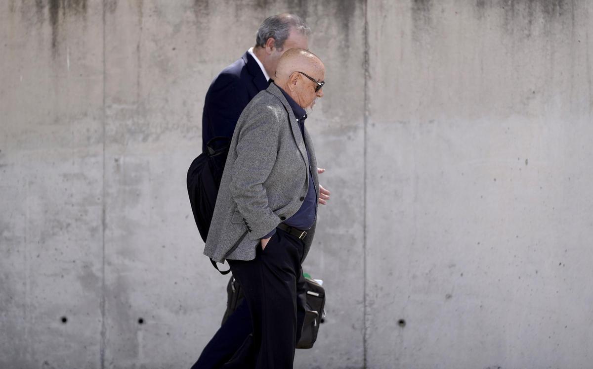 Marcelino Martín Blas, antiguo responsable de Asuntos Internos. Juicio de la Operación Kitchen, en la Audiencia Nacional.