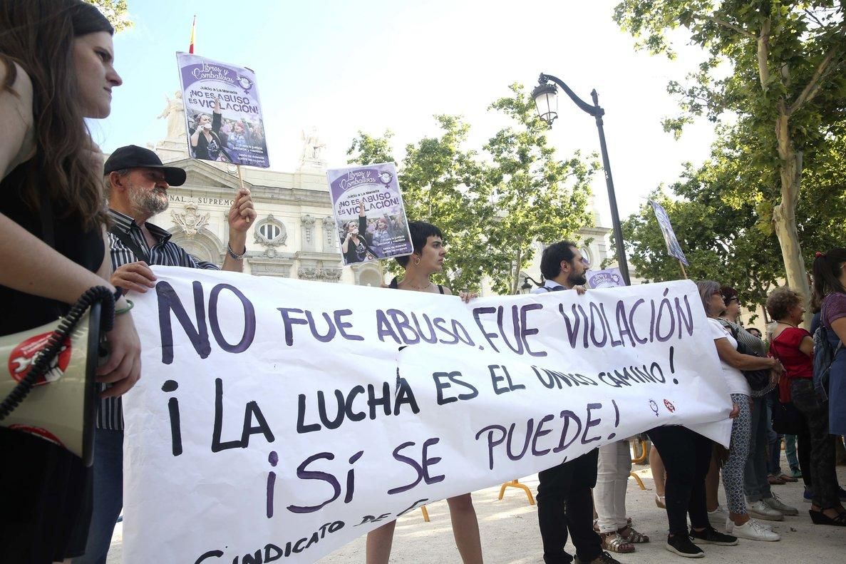 Protesta sentencia la manada