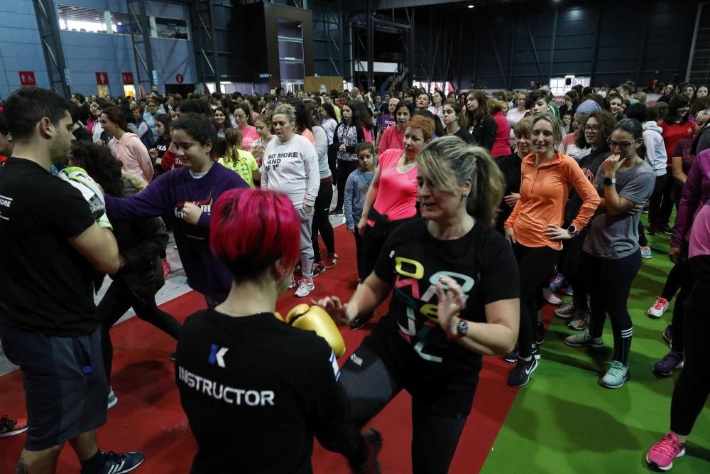 Exhibición en Gijón de krav maga