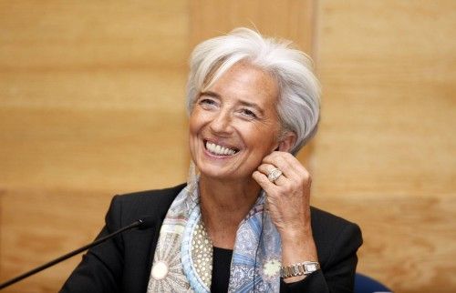 7) Christine Lagarde, directora gerente del FMI.