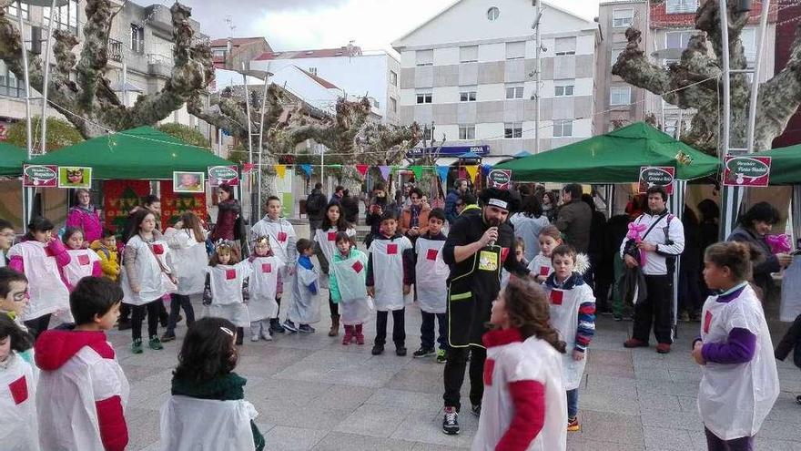 Una de las fiestas infantiles de Fecimo de su anterior campaña navideña. // Santos Álvarez