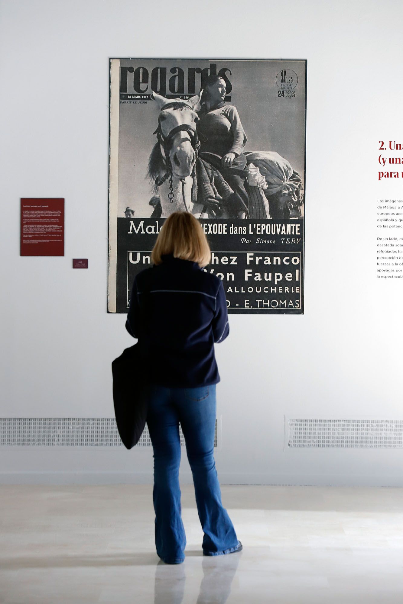 Exposición fotográfica de Gerda Taro y Robert Capa en la sede de la UNIA de Málaga.