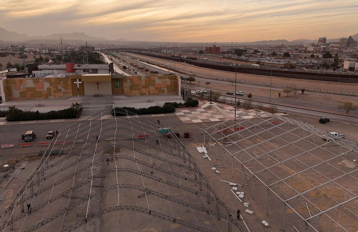 México prepara carpas-refugio en la frontera con Estados Unidos tras el anuncio de Trump de deportaciones masivas
