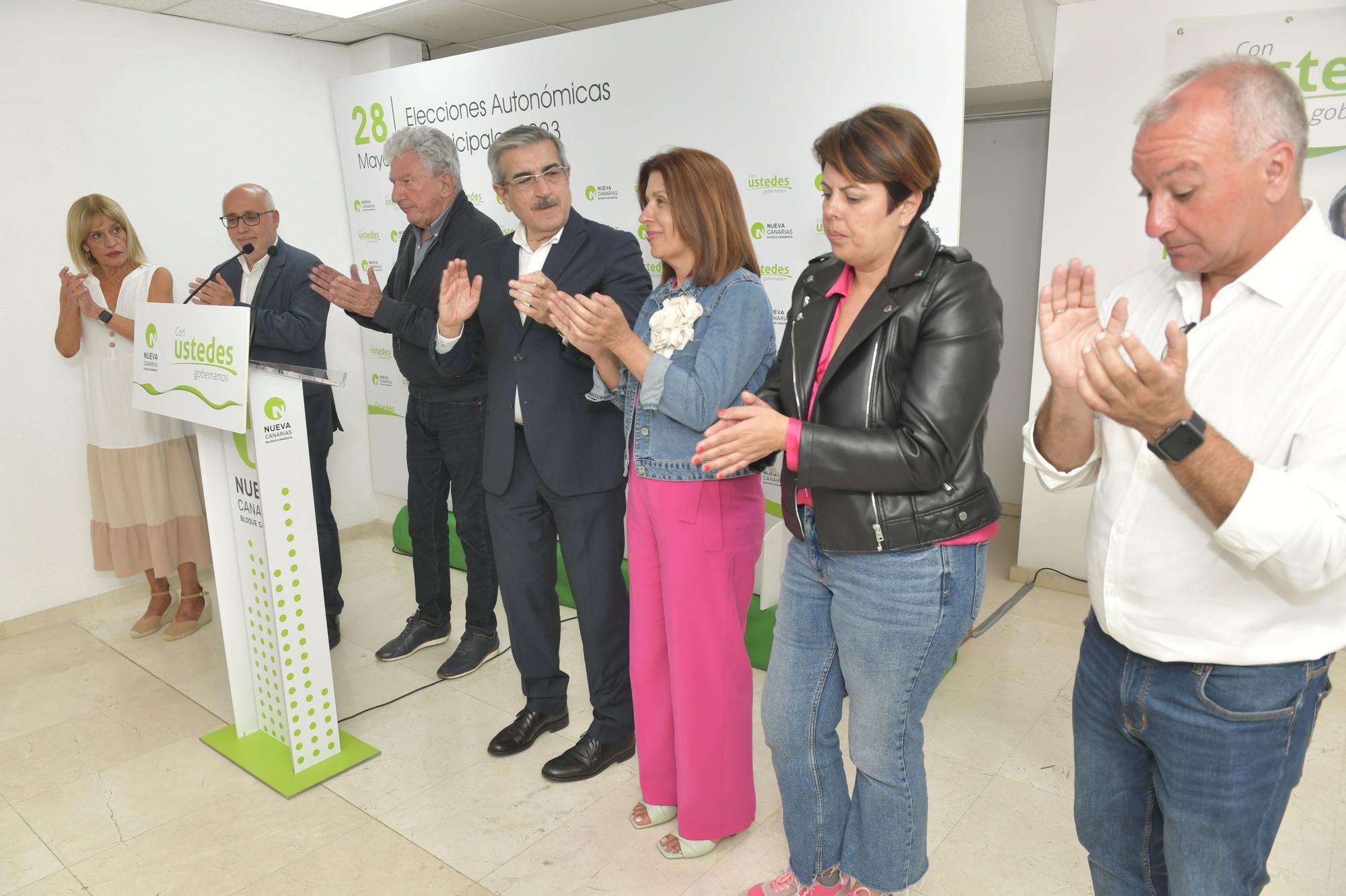 Noche electoral con Nueva Canarias