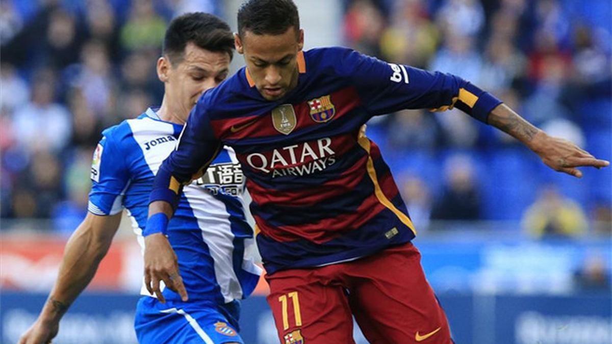 Neymar fue quien más desequilibró a la defensa espanyolista