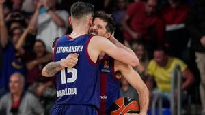 Nico Laprovittola y Tomas Satoransky, dos de los pesos pesados del Barça