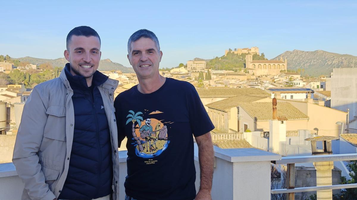Xisco Sansó 'Mosca' y Biel Ferriol, en Artà.