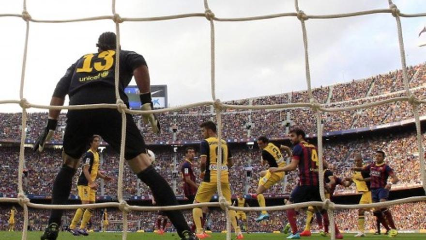 Así fue el gol de Godín