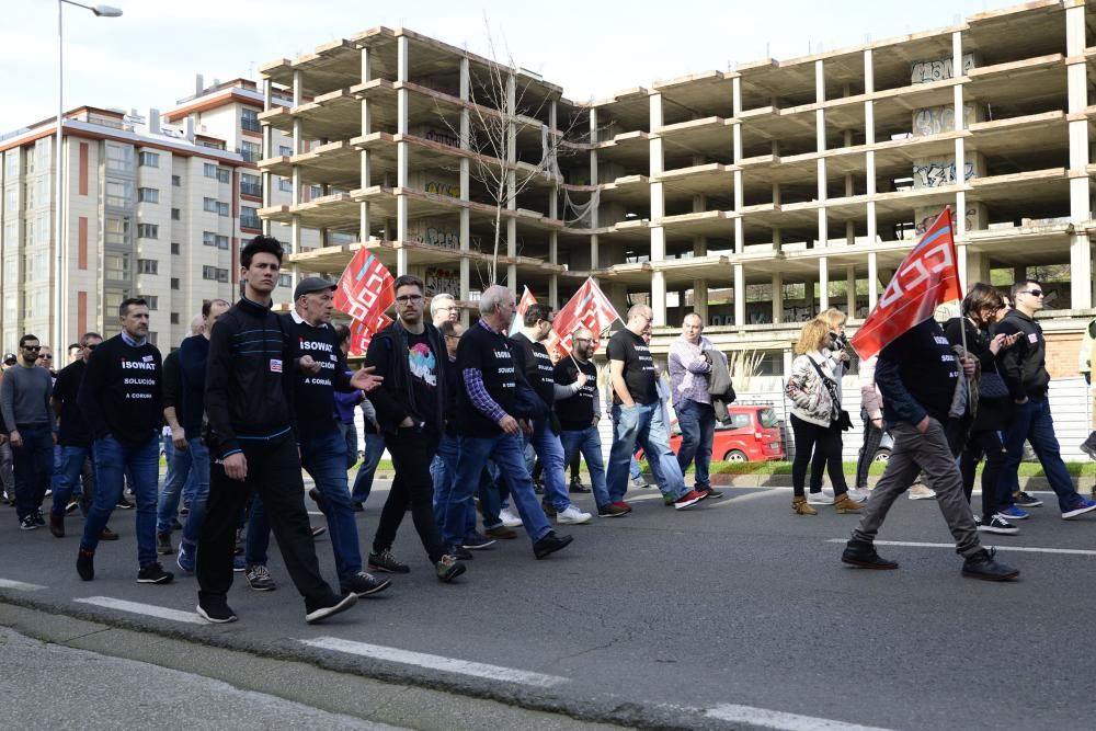 La plantilla de Isowat en A Coruña se enfrenta a la posibilidad de perder su empleo ante la falta de inversores para su empresa, actualmente en concurso de liquidación.