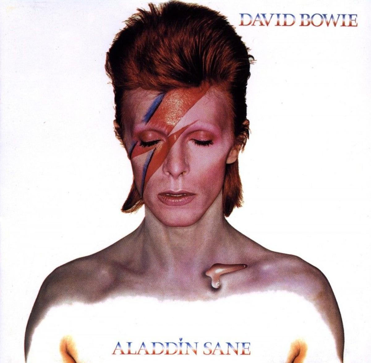 David Bowie, mas que un icono pop. Portada de Aladdin Insane.