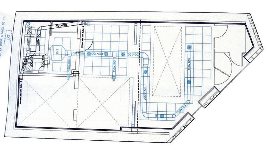 Plano de la nueva oficina.