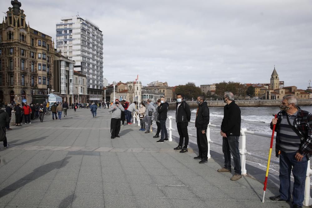 Protesta en Gijón de la hostelería local