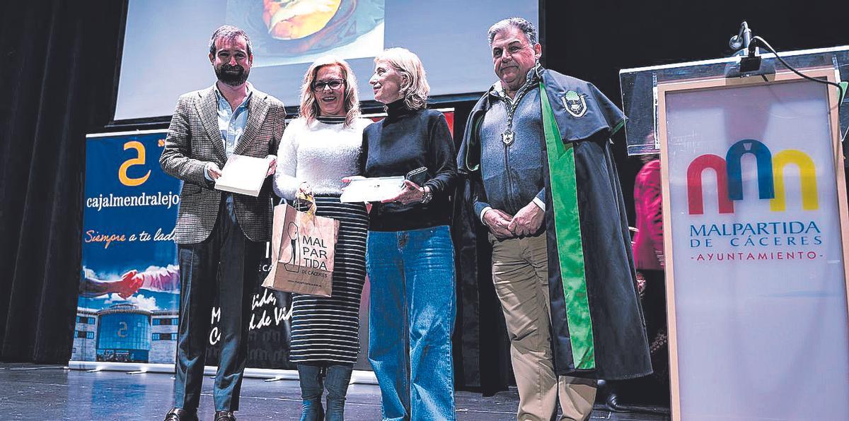 Entrega del premio al restaurante del Museo Vostell