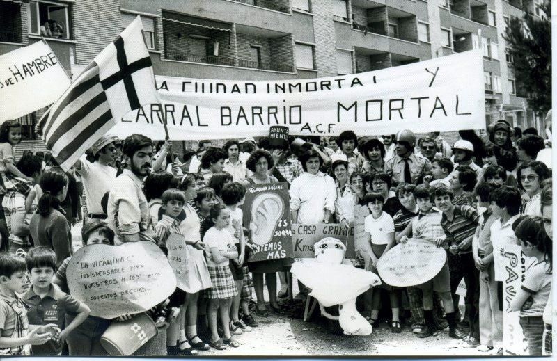 Fotos históricas del barrio Picarral de Zaragoza