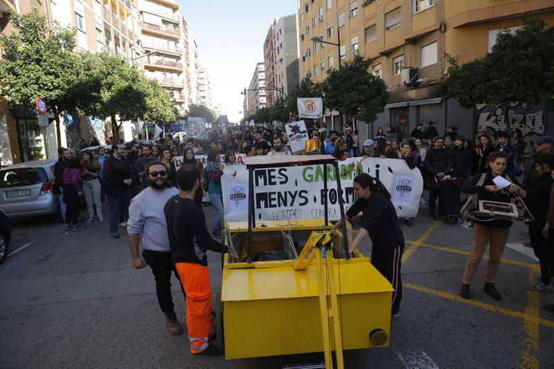 Manifestación contra el PAI de Benimaclet