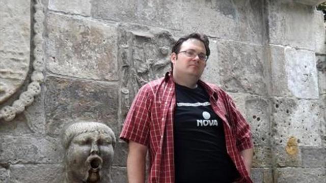 El escritor Brandon Sanderson.