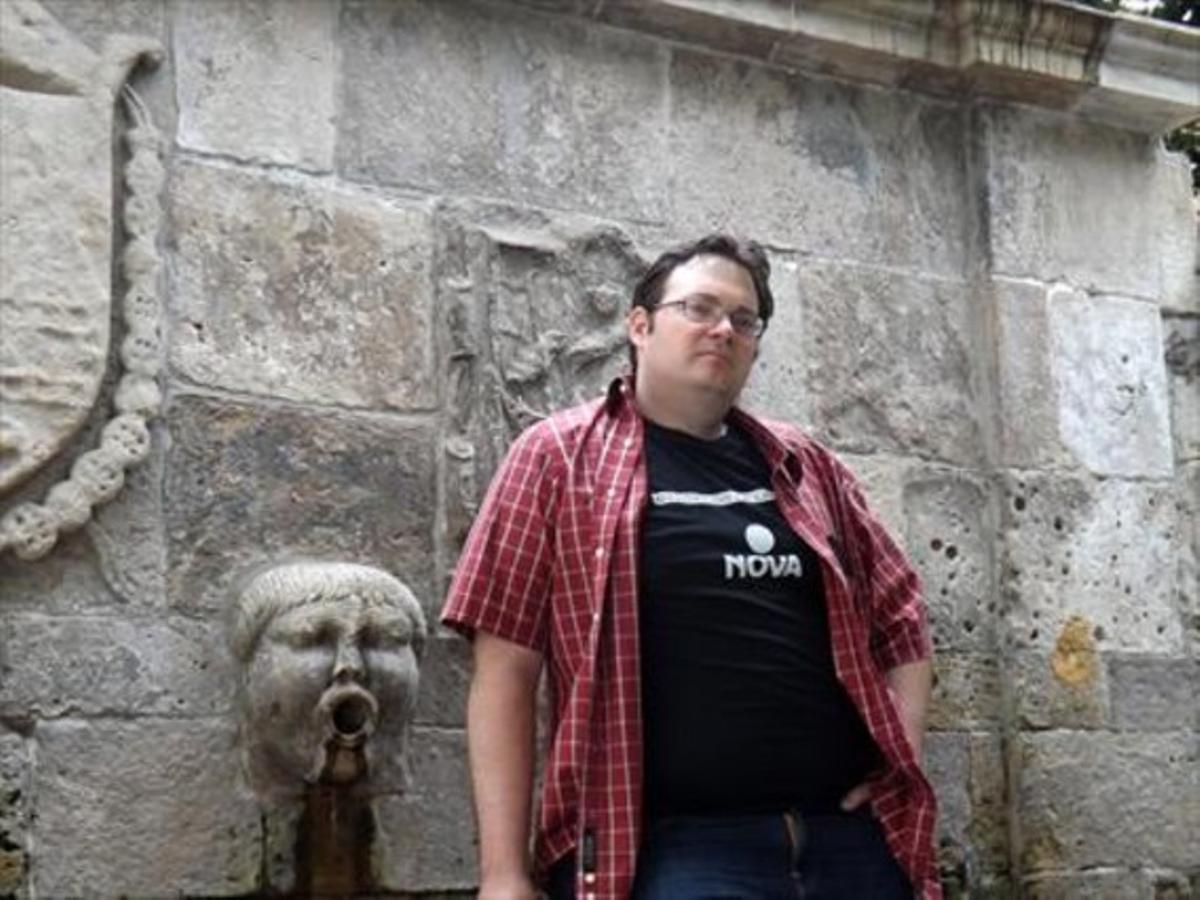El escritor Brandon Sanderson. El escritor Brandon Sanderson.