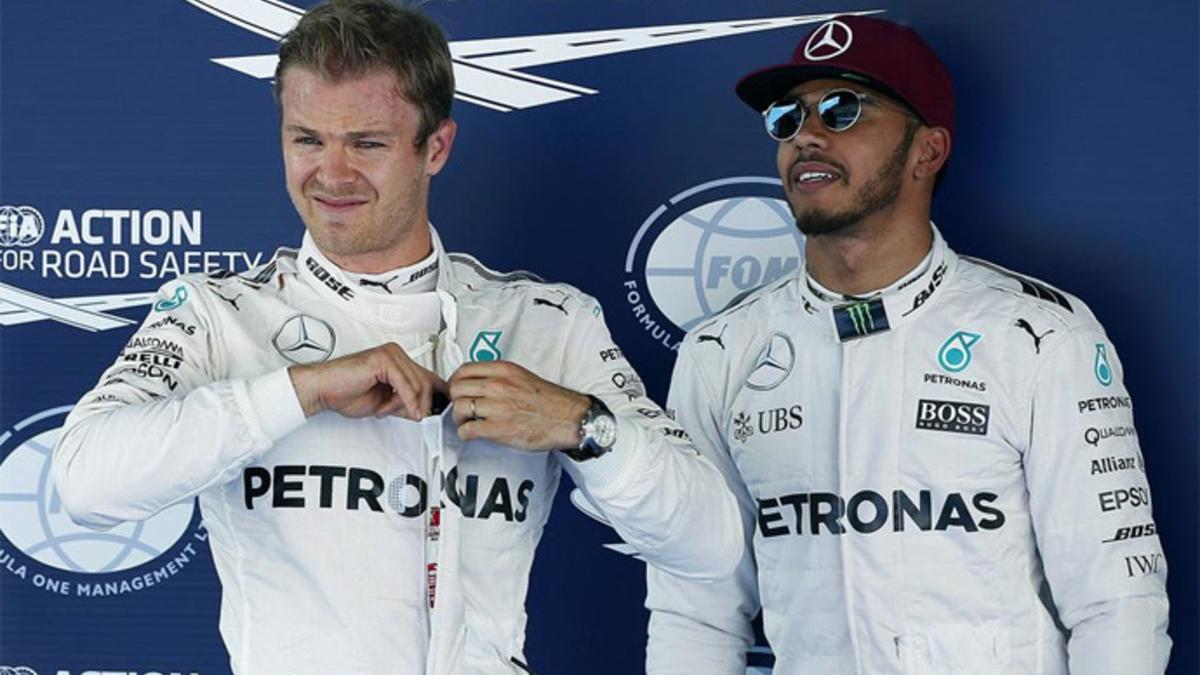 Rosberg y Hamilton, con la mirada puesta en Mónaco