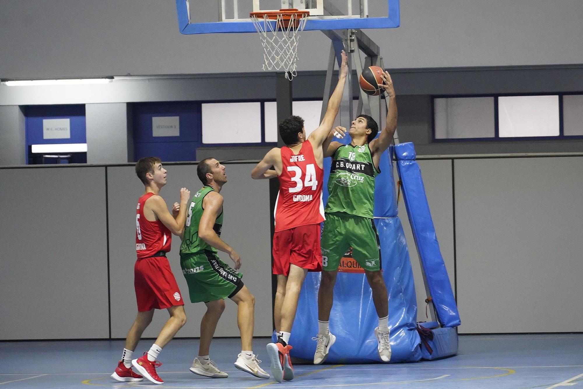 El Bàsquet Girona B supera el Quart en un duel igualat