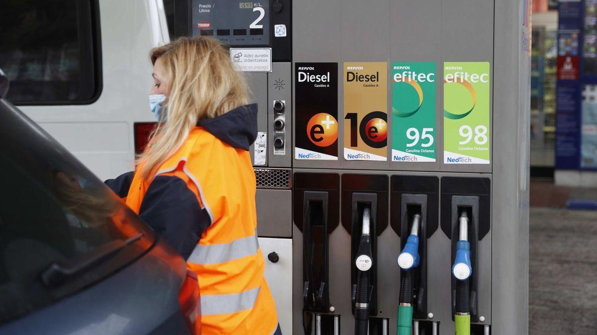 Una gasolinera de Zamora.