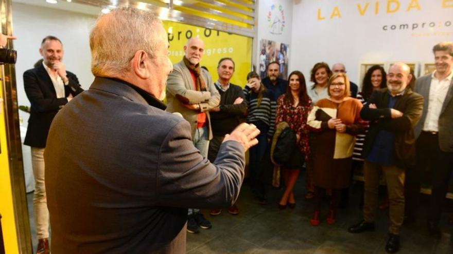 Josep Palacios, ayer durante la presentación.