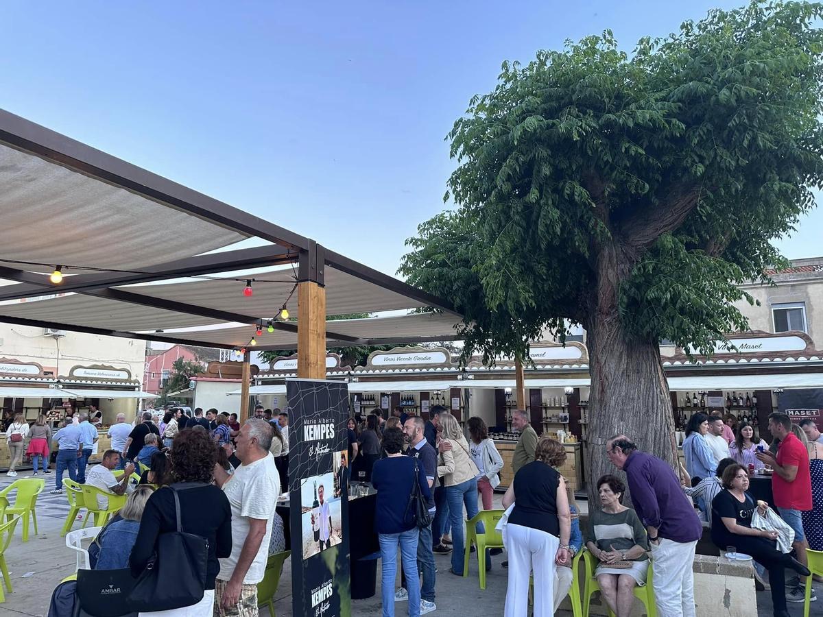 Recinto de la feria del tomate en un edición anterior.