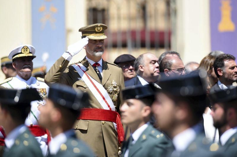 Visita de Felipe VI a la Academia General Militar de Zaragoza