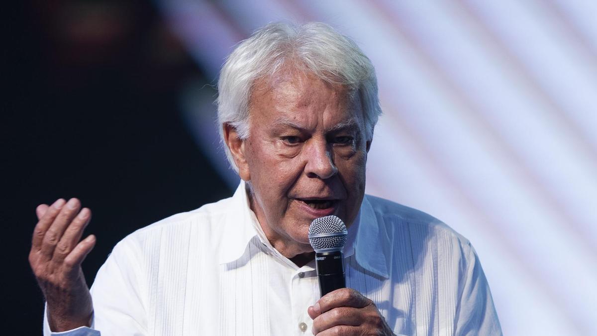 El expresidente español Felipe González.