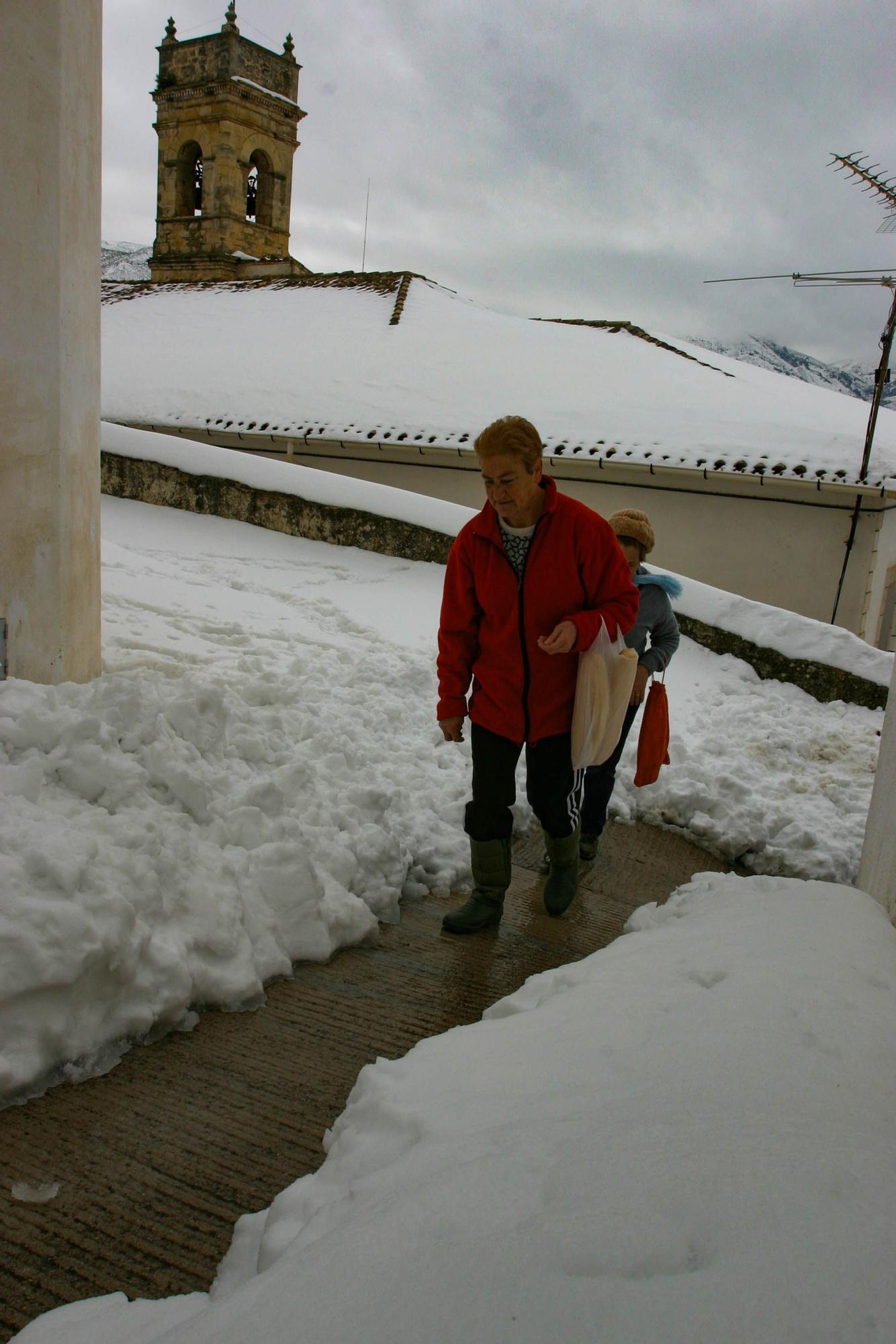 La gran nevada de marzo de 2005 en el interior de la provincia de Alicante